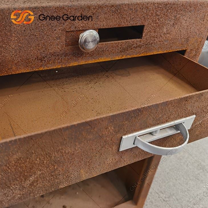 Corten Bbq Outdoor Grill Open Grill Bbq Pit Out Door Bbq Grill