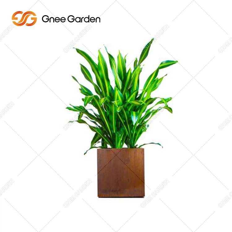 Potiau Blodau Gardd Dur Corten