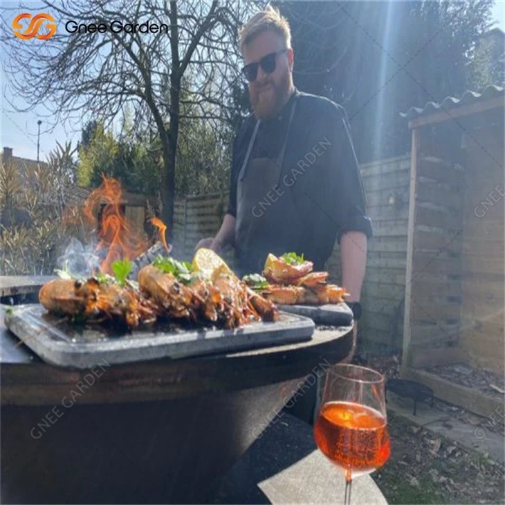 Rusty Corten Steel BBQ Grill Hot-selling Barbecue