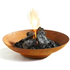 Powlen Pwll Tân Dur Corten Nwy Naturiol