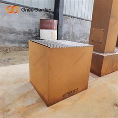 Pwll Tân Metel Rownd Dur Corten