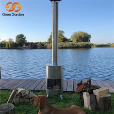 Addurno Gardd Man Tân Lle Tân Dur Corten