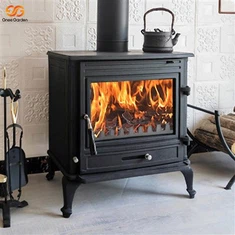 Llosgwr Tân Go Iawn Cast Lron Stof Llosgi Pren