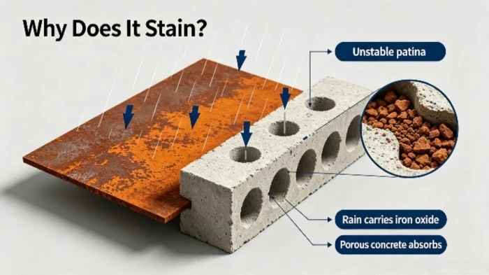 Why Corten Steel Stains Concrete Why Corten Steel Stains Concrete