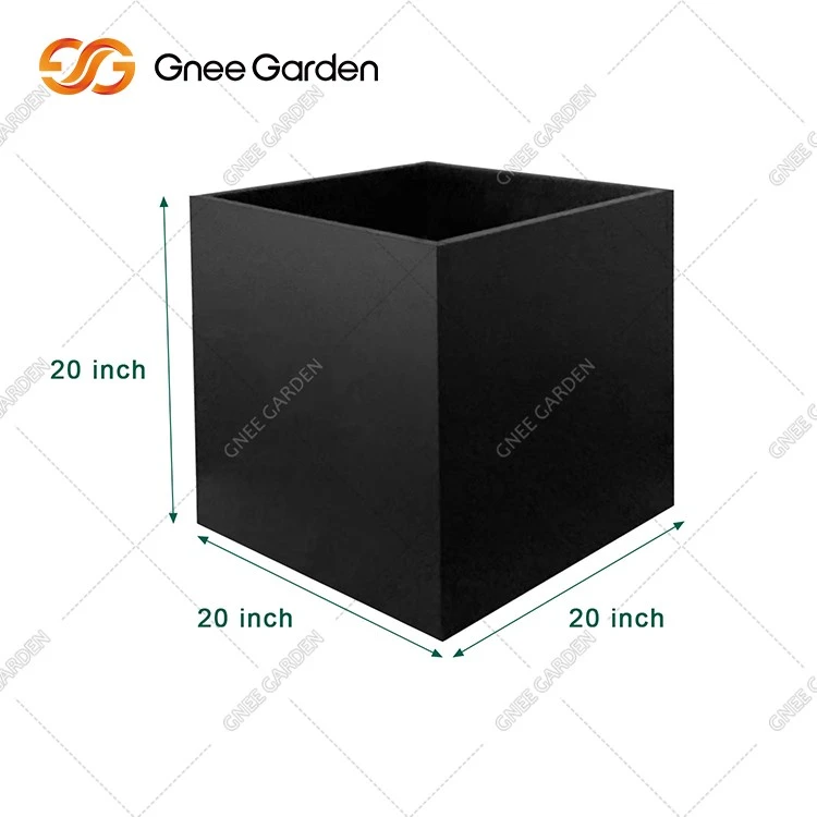 Modern Galvanized Steel Planter